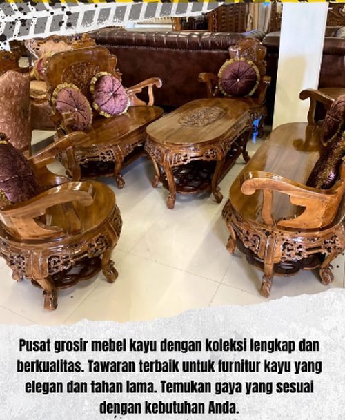 Pusat Grosir Mebel Kayu Terbaik Di Tangerang