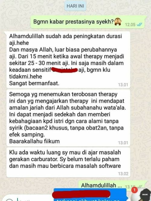 Terapi Vitalitas Manjur Di Bogor
